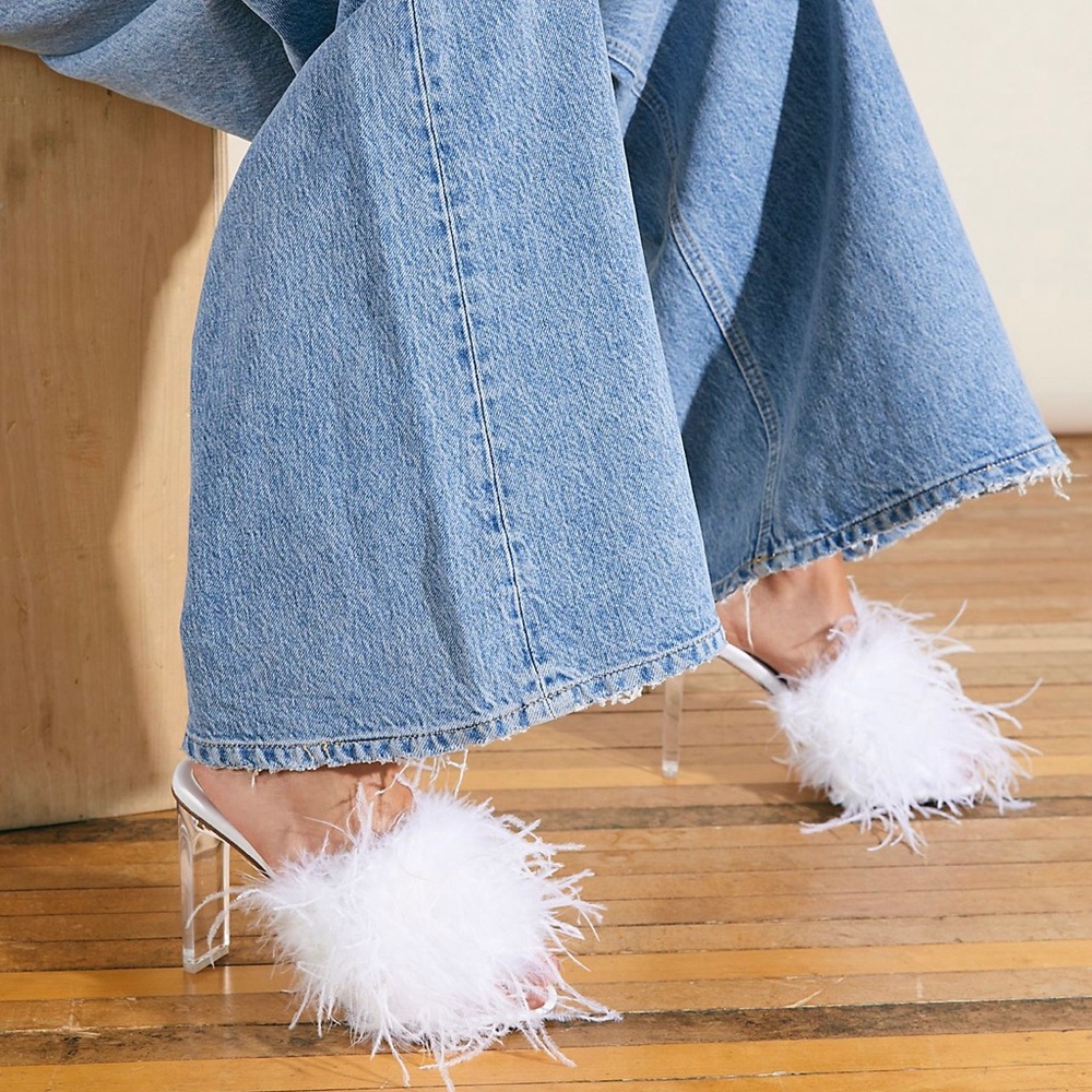 Jeffrey Campbell Feather Heels